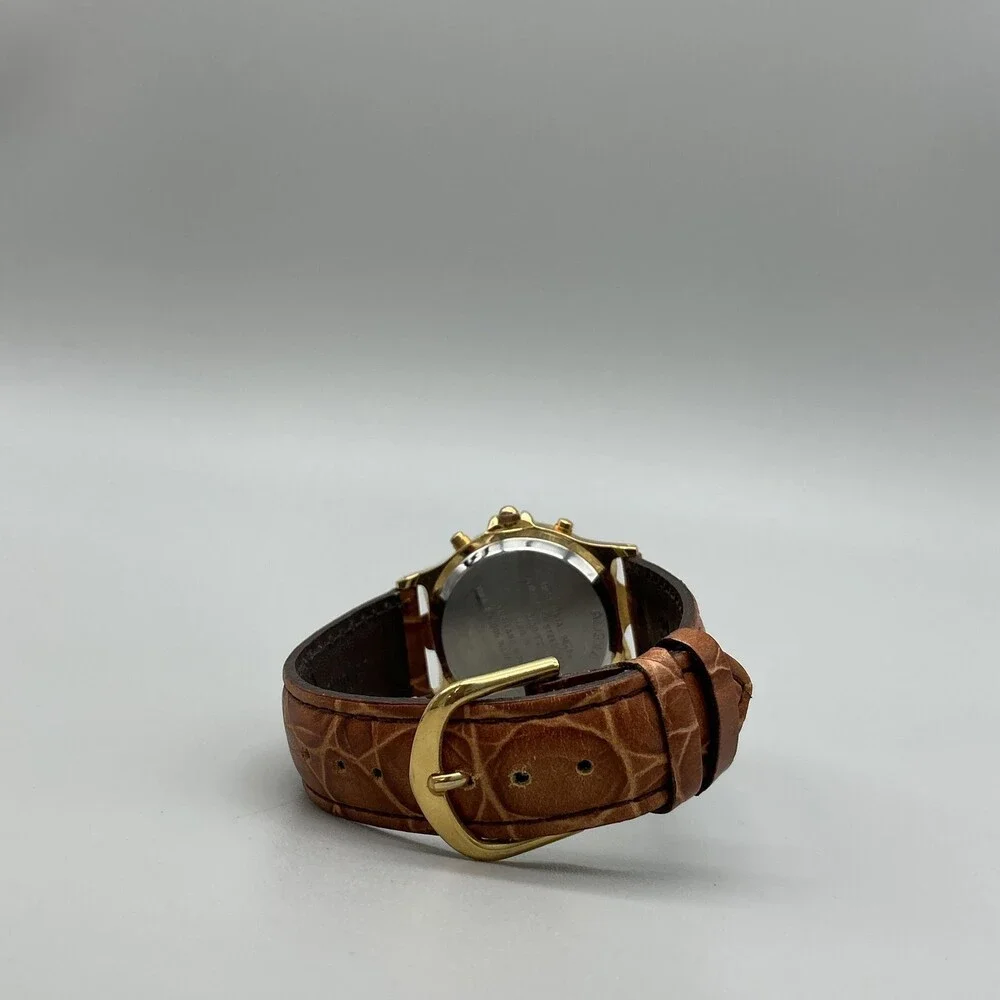 Vintage Armitron We Sing Mens Watch 36mm Taz Musical Dial Gold Tone New Battery